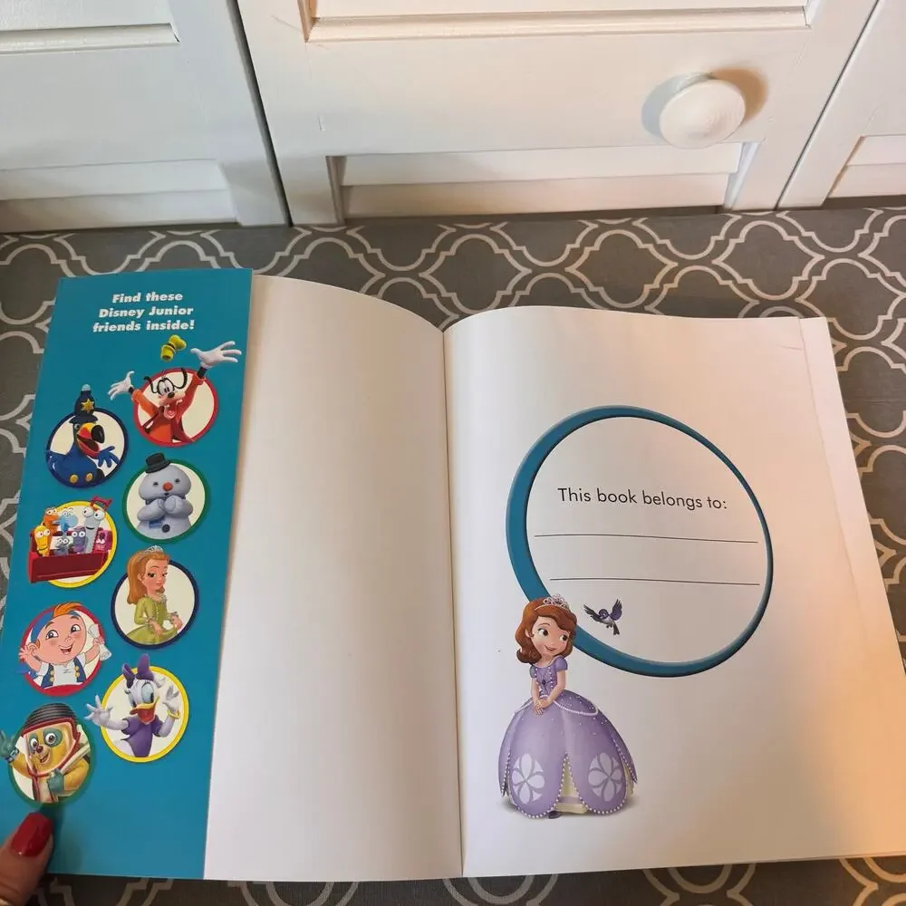 NWT Disney Jr Big Book Of Fun Puzzles Learning Mickey Jake Sophia DocMcstuffins